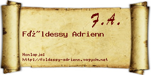 Földessy Adrienn névjegykártya