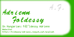 adrienn foldessy business card